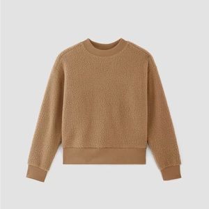 Everlane ReNew Sherpa sweatshirt